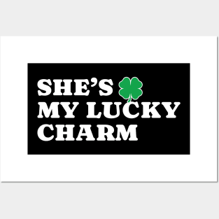 She’s My Lucky Charm - Simple Type Posters and Art